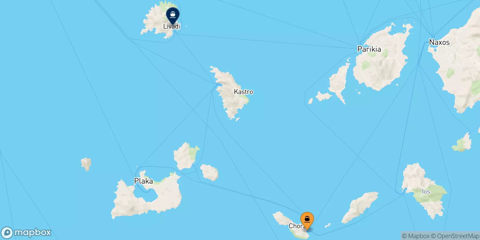 Ferries de Folegandros a Serifos